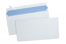 Enveloppe DL blanche autocollante en 80g/m - 110x220 mm 