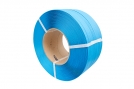 Feuillard plastique PP machine ou manuel - Bleu - 12 x 0,55 x 3000 m -  200 mm