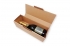 Botes en carton brun format 1 bouteille Champagne - 330 x 100 x 100 mm
