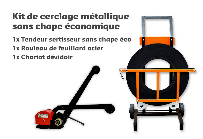 Kit de cerclage métallique sans chape économique