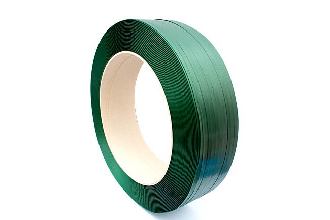 Feuillard polyester vert