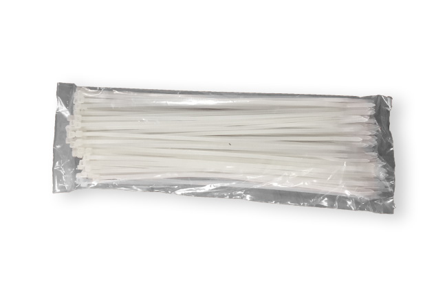 Petit lien de serrage plastique translucide - 2.5 x 100 mm (x 100)