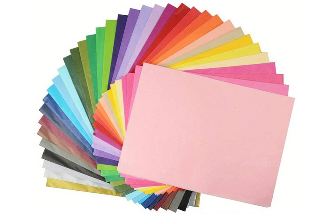 Papier de soie couleur et coloré - Toutembal