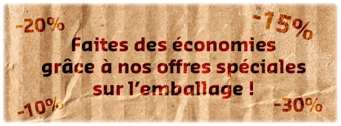 Promotion sur les emballages