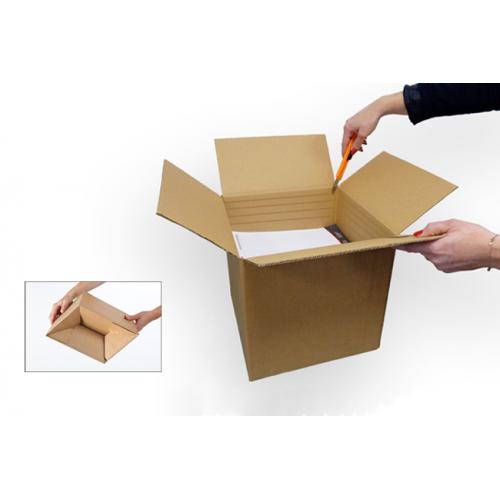 Carton variable double cannelure et fond auto 430x305 x250/325mm (p...
