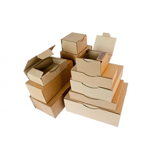 Boîte poste brune d'expédition 200 x 100 x 100 mm (par 100)
