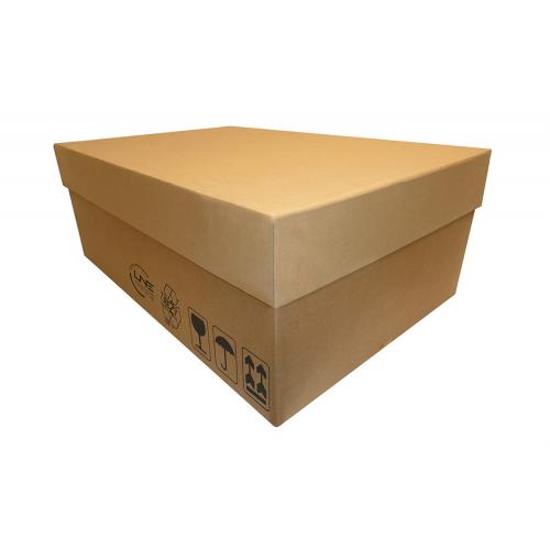 Carton double cannelure à couvercle 1200x800x460mm Extérieur (par...
