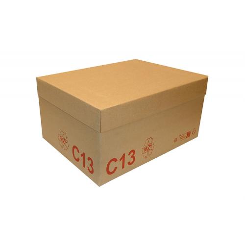 Carton double cannelure à couvercle 400x300x200 mm (par 60)
