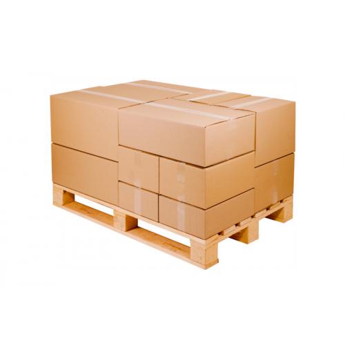 Caisse carton palettisable simple cannelure 800x600x400 mm (par 20)
