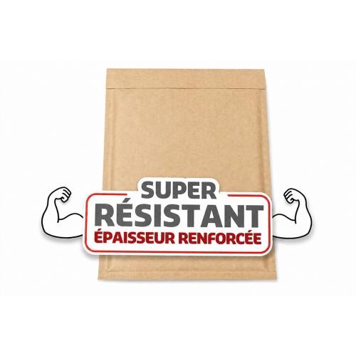 Enveloppe bulle Super qualité résistante de 240x330 mm (par 300)
