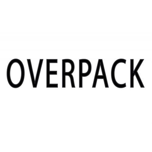 Étiquette adhésive Overpack pour transport aérien 150x100mm (par...
