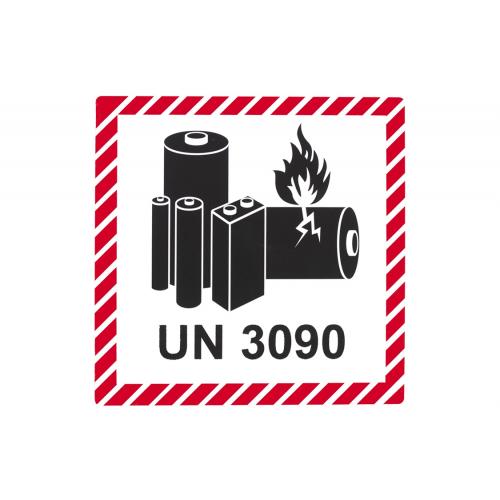 Etiquette piles lithium métal UN 3090 (par 10)
