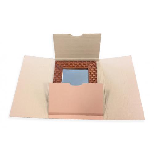 Carton pour tableau renforcé double cannelure 560x470x10/70mm (par...
