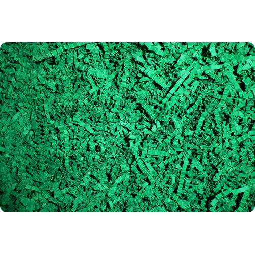 Frisure en papier coloré décoratif vert (par 5)
