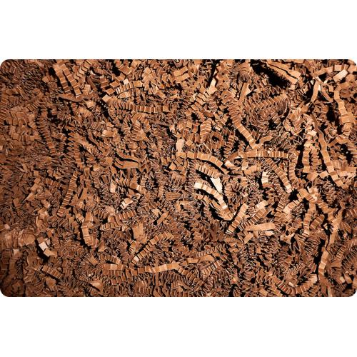 Frisure papier de calage couleur chocolat
