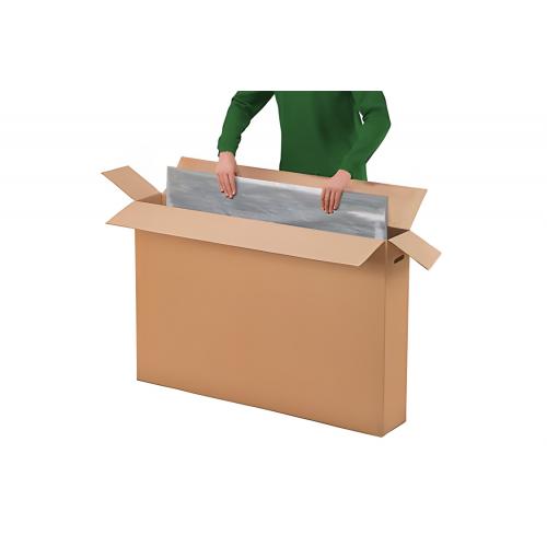 Carton d'emballage format écran plat 32 pouces 850x250x700 mm
