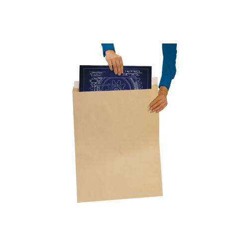 Très grande enveloppe d'expédition postale en kraft 440x590mm (pa...
