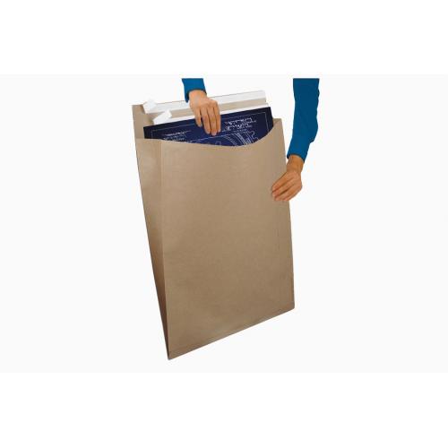Très grande enveloppe d'expédition postale en kraft 440x590mm (pa...
