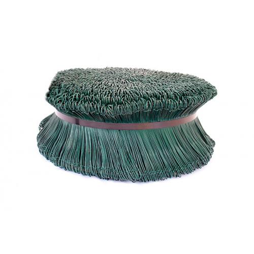 Lien métal plastifié vert fermeture de sac 160mm (Couronne de 100...

