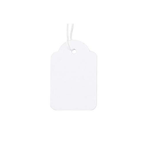 Étiquette carton à trou et ficelle 36x53 mm (par 1500)
