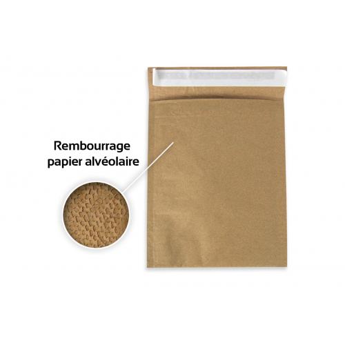 Pochette rembourrée en papier alvéolaire 185x245 mm (par 475)
