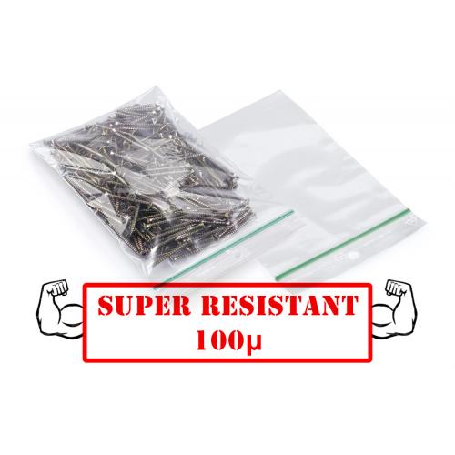 Sachet zip très robuste en 100 microns 250x320 mm (par 1500)
