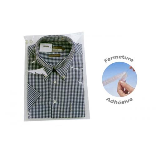 Sachet plastique à fermeture repositionnable 400 x 600 mm (par 3000)
