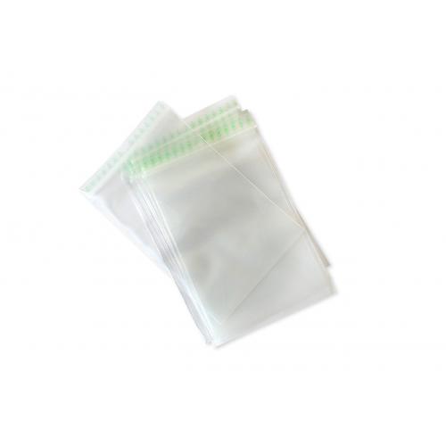 Grand sachet zip en plastique recyclé transparent 350x450mm (par 6...
