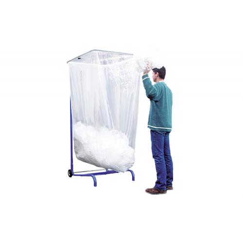 Sac poubelle transparent à grand volume de 600 Litres 45µ (par 50)
