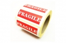 Etiquette d\'emballage adhésive Fragile au détail - 105x40 mm (x 10)