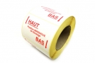 Etiquette adhsive de signalisation - Flches Haut Bas - 105 x 73 mm (x1000)