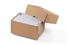 Caisse carton télescopique simple cannelure - 430x310 x105/180 mm Utile
