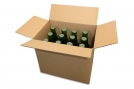 Caisse carton format 12 bires 33cl - 245x184x230 mm