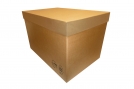Carton container  couvercle de format palette 1200x800x800 mm