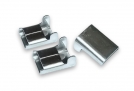 Chape  aillettes pour feuillard inox en 10 mm