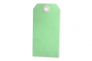 Etiquette américaine carton couleur verte - 120 x 60 mm