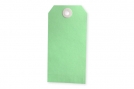 Etiquette amricaine carton couleur verte - 120 x 60 mm