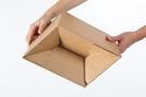 Caisse carton simple cannelure à fond automatique - 300x215x145 mm