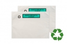 Pochette porte-documents cologique en papier transparent - 228x120 mm (x1000)