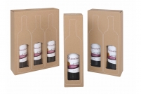 Bote cadeau pour bouteille de vin