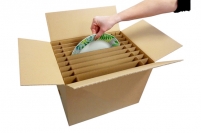 Caisse carton pour assiettes