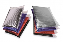 Enveloppe bulle m�tallis�e couleur