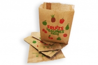 Sac papier kraft pour fruits, lgumes et primeurs