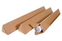 Tube carton triangulaire � fermeture adh�sive