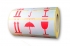 Etiquette adhsive - Parapluie + Verre + Flches - 200x70 mm (x1000)