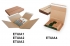 Etui livre autocollant - Format A4 - 330 x 250 x 10/60 mm