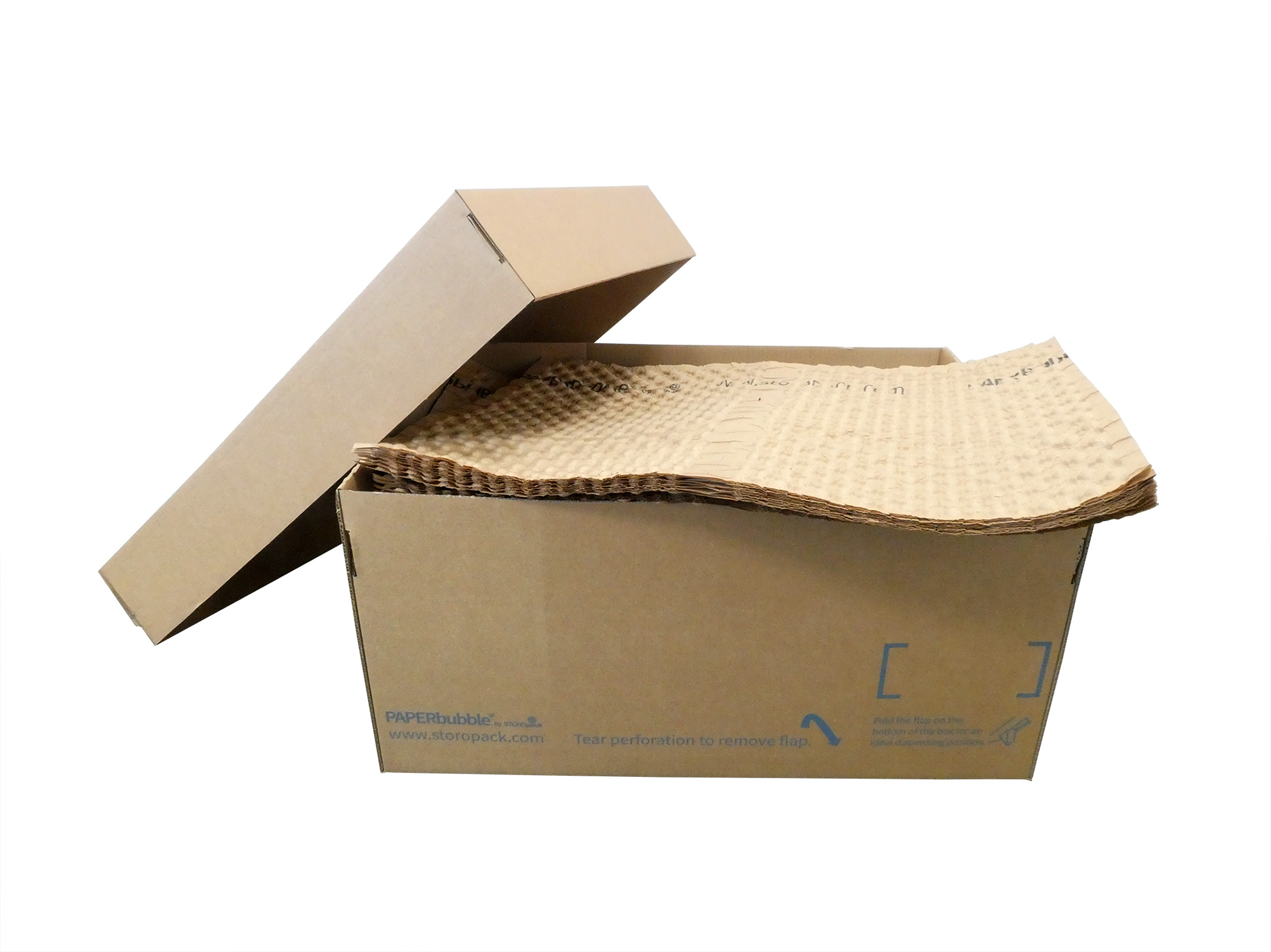 Papier bulle écologique 100% recyclable. Emballage durable - Conservatis