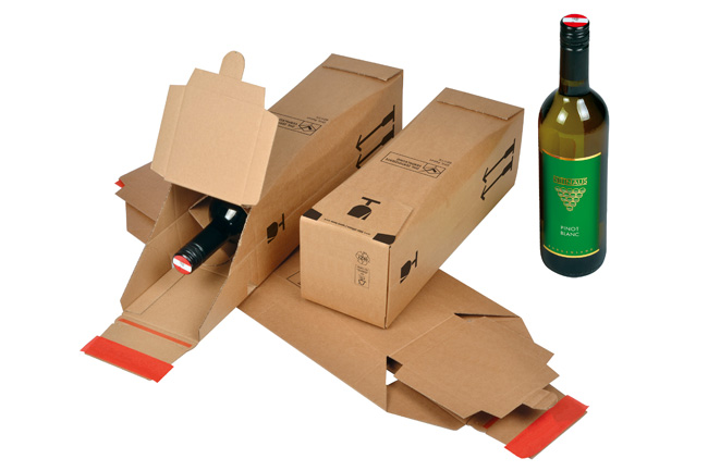 Carton d'expédition ultra renforcé pour bouteilles de vin