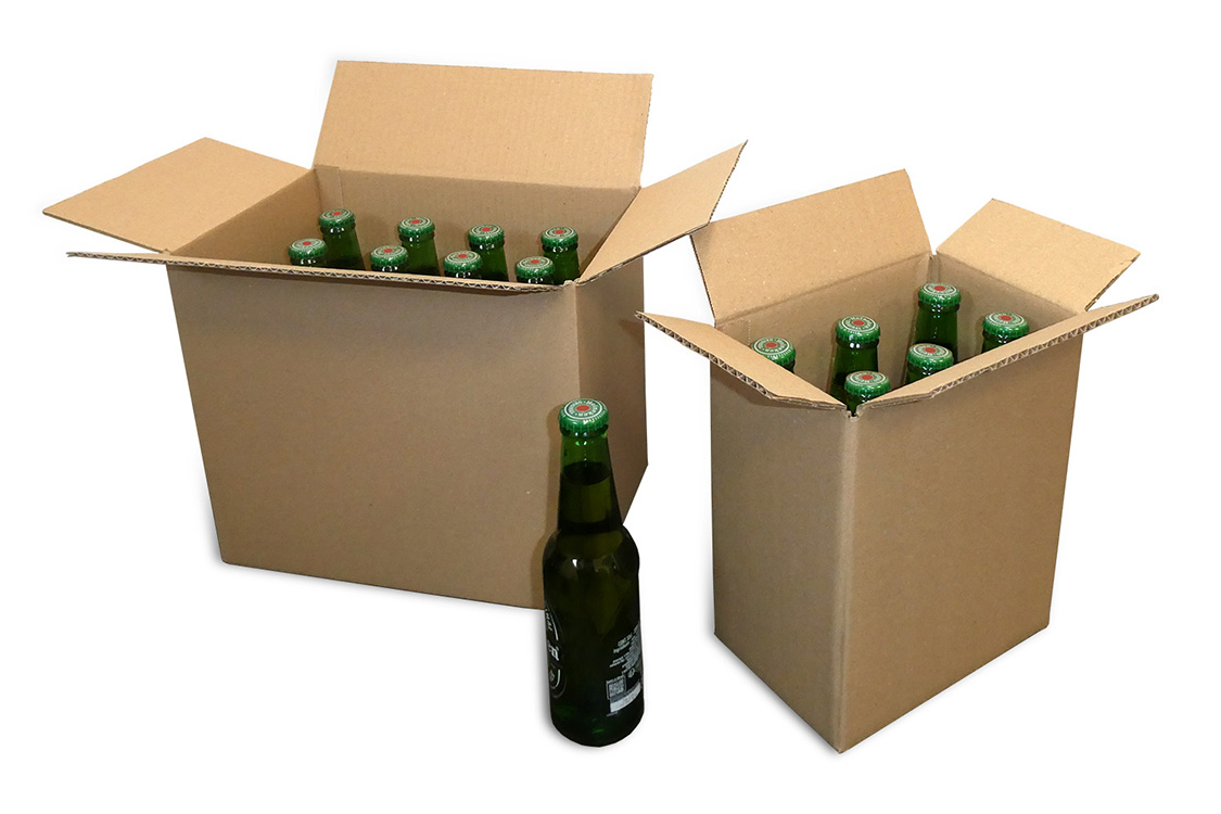 Caisse carton bouteille 33cl