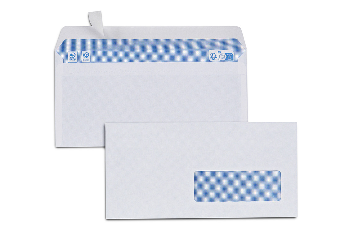 Lot de 20 enveloppes blanche rembourrée en papier structure nid d'abeille  165x165 mm - La Poste